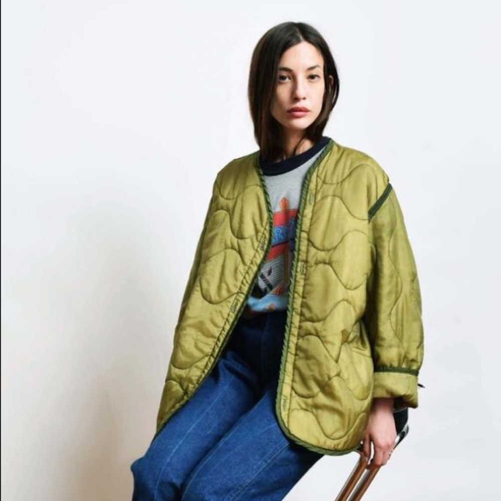 🟢 Madewell inspired vintage military jacket